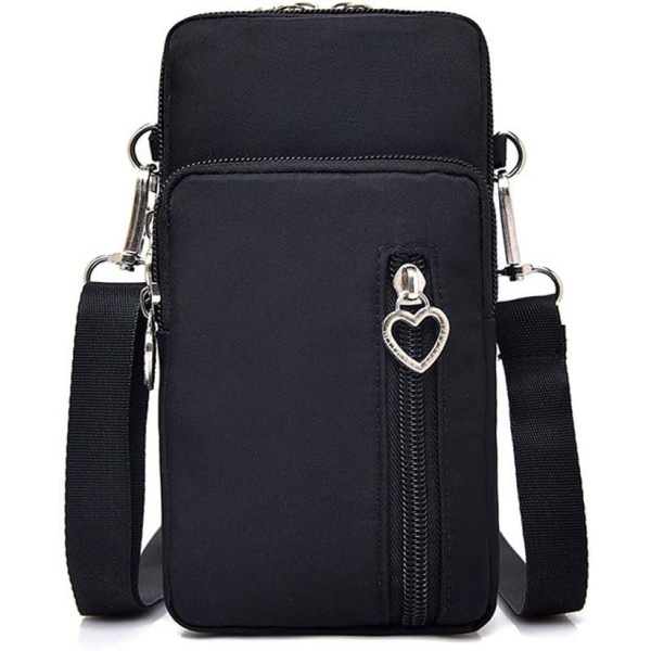 Kvinnor Cross Body Bag Mobilväska Plånbok Multifun