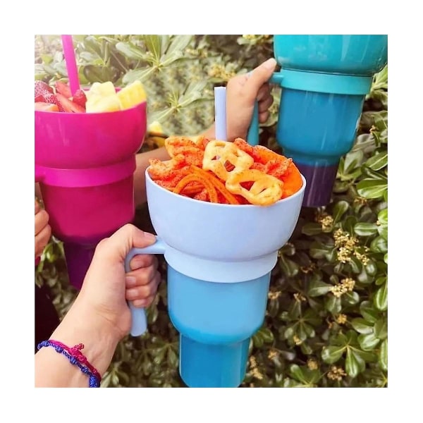 1 st Stadium Tumbler Popcornkopp Snackskopp Multifunktionell