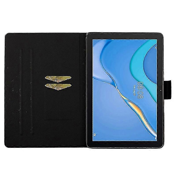 För Samsung Galaxy Tab A9 Fodral PU Läder Ställ Tablet Skydd