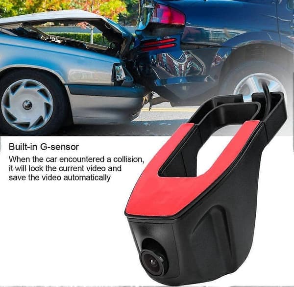Bilkörningsinspelare, Dash Camera USB Körvideoinspelare Bil DVR 1080p Dash Cam G-sensor för Android