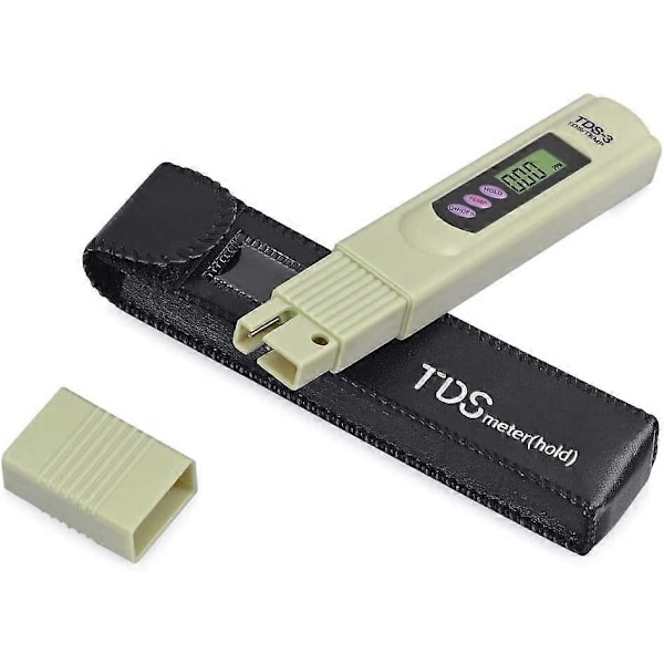 LCD TDS-3 Dricksvattenkvalitetsmätare Digital Testare Temperatur PPM Testmätare Penna Analysator