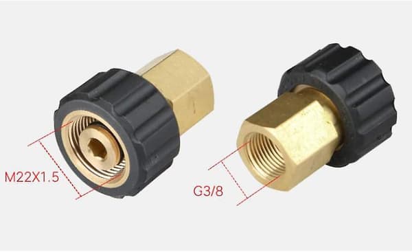 Munstycksadapter Högtryckstvätt Tillbehör - M22 G3 / 8M