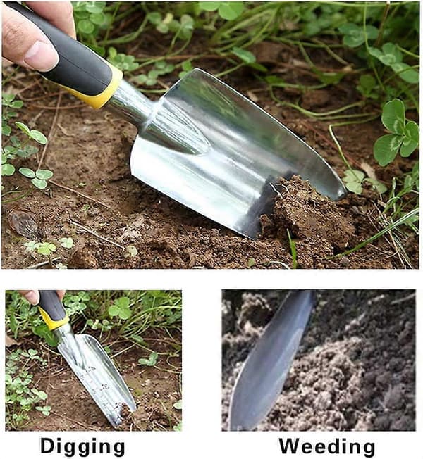 Trädgårdsspade i kolstål, Planteringsspade Minispade