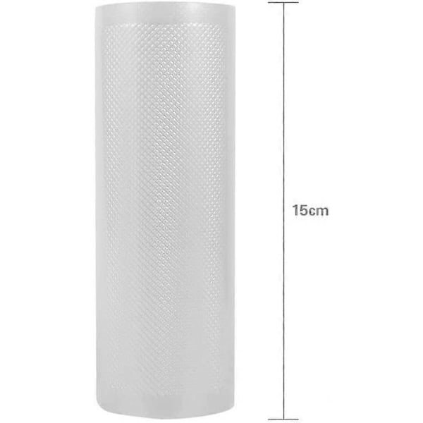 Matvakuumförpackning för matförvaring med spårdesign (15cmx500cm)