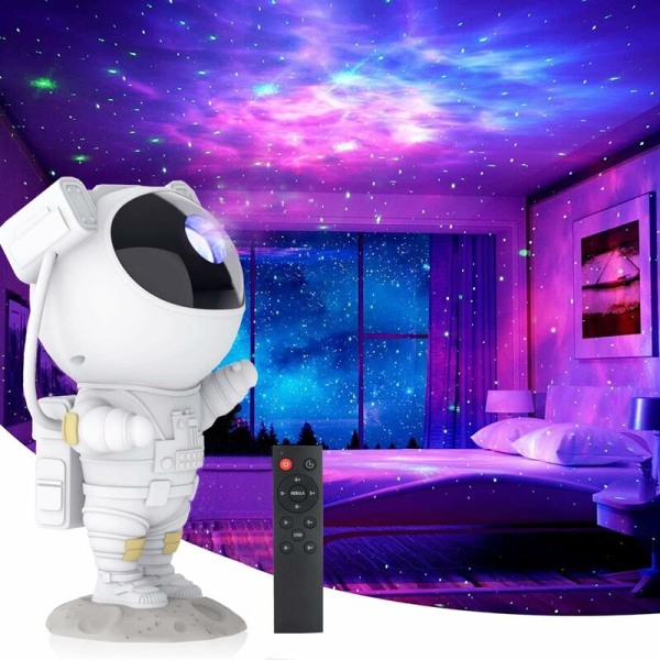 Astronaut LED-projektor nattljus för sovrum, N