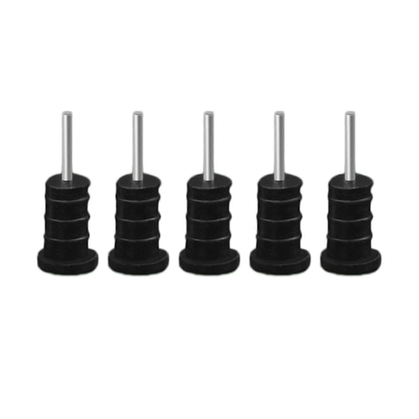 5 st 3,5 mm Dammskydd Mini Universal Silikon Multifunktionell Jack Dammnål för Smartphones