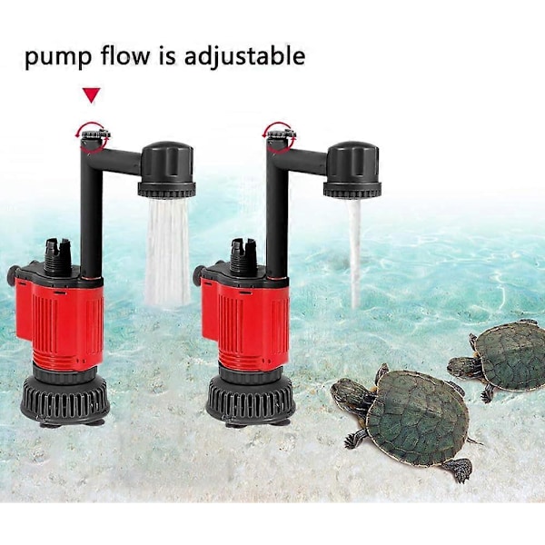 Uppgraderad Elektrisk Grusdammsugare Akvarium, 6 i 1 Slamutsugare, Akvariesifon, Vattenbytare, Sandrengörare, Vattenflöde, Vattendusch, 47-115 cm