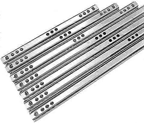Par Metall Kullager Lådskenor för Möbel Låddjup 342mm