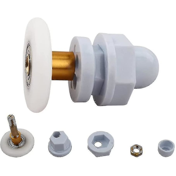 4 Stycken Duschdörrshjul 25mm Duschdörrsrullar Duschdörrsrullar Duschdörr Rulle Hjul