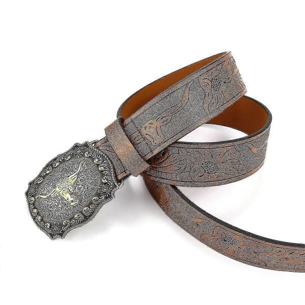 Western Cowboy Bältesspänne Herrbälte 110cm G
