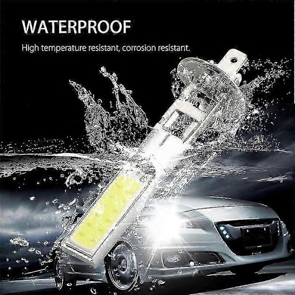 H1 LED Strålkastarlampor för Bil 10smd 6000lm 100w 6000k Xenon Super Starka Bilstrålkastare 12-24v 2260 Walkbee
