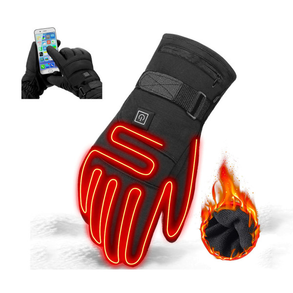 USB uppvärmda handskar Vinter eluppvärmda handskar fo