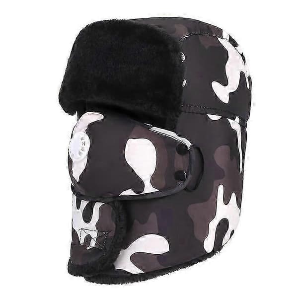 Vinter utomhus håll varm Unisex Aviator Trooper Öronlapp Skidmössa