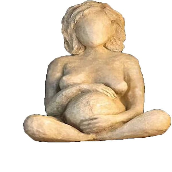 Födande Kvinna Skulptur Moder Föder en Kvinna Staty