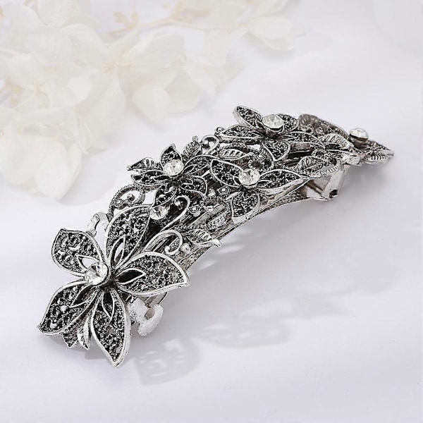 Vintage Silver Hårklämma