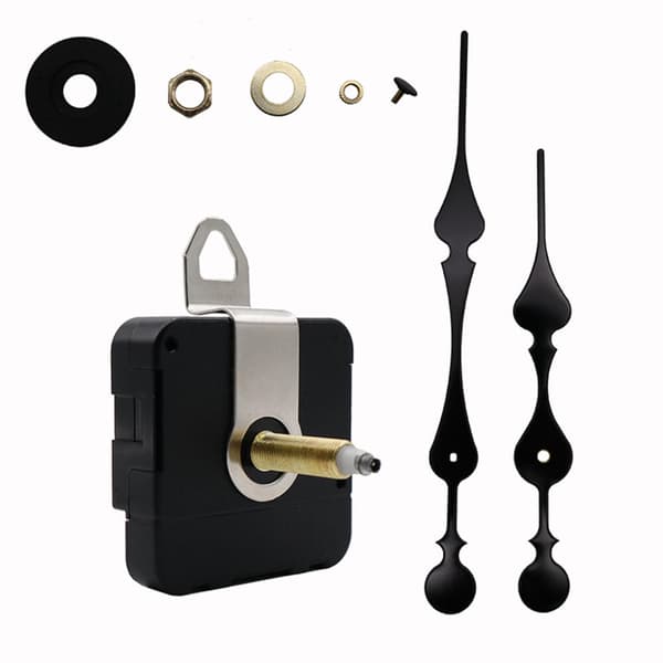 16mm Quartz DIY Väggklocka Motor Kit Rörelsemekanism Stor Spader Händer DIY Klockdelar Reparationsbyte Rörelse