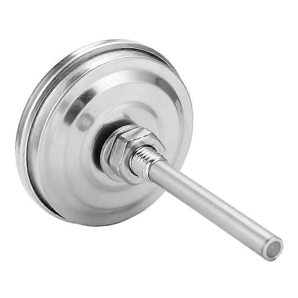 BBQ Kolgrill Termometer, 76mm Rostfritt Stål Pizza Ugn, BBQ Reservdelar Silver