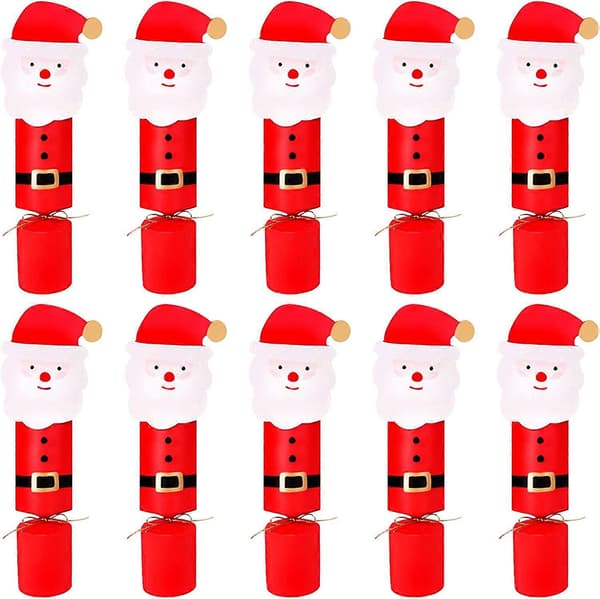 10 Julgodisaskar Julsmällkarameller Jultomte Julkakburk Julkakor Tomma Godispresentaskar