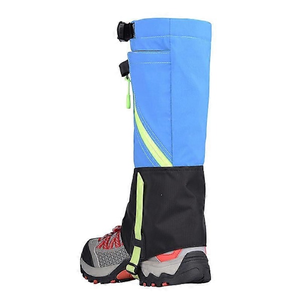 Barn Leg Gaiters Utomhus Vattentäta Snödamasker (Blå)