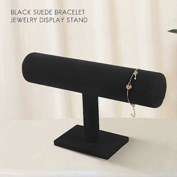 Stativ Armband Kedja Armring Klocka T-bar Rack Hållare Display Smycken