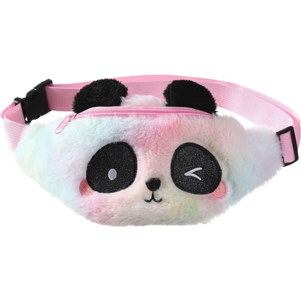 Stakee Fluffy Midjeväska Tecknad Panda Midjepaket A