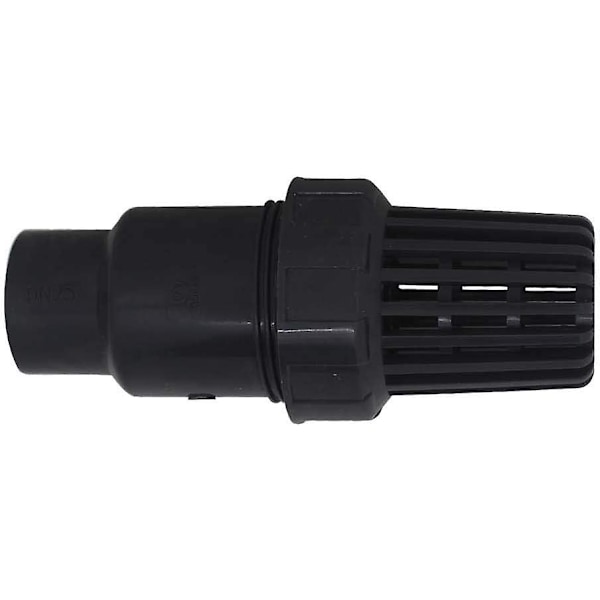 Fotventil backventil med kulsug 25 32 40 mm backventil silventil backventil pvc poolpump (innerdiameter 40mm)