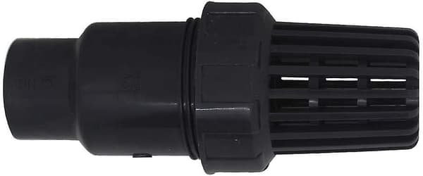 Fotventil backventil med kulventil sug 25 32 40 mm backventil silventil pvc poolpump (Innerdiameter 32mm)