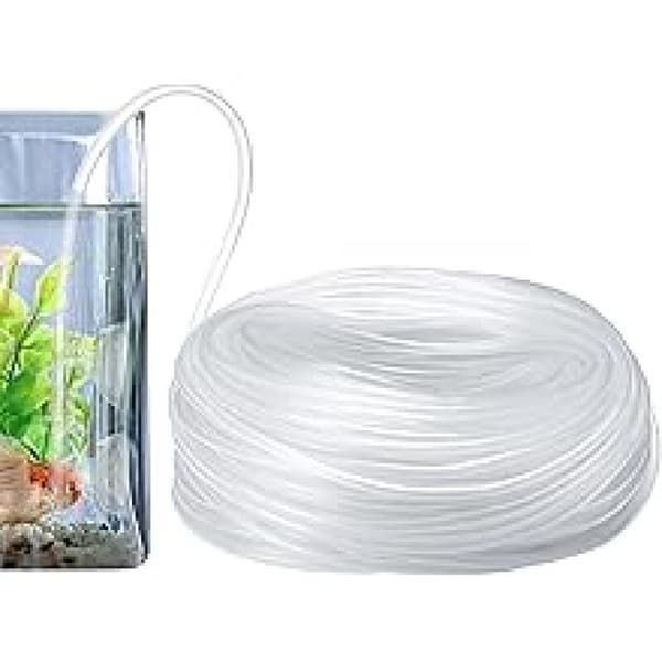 Oxygenslang 4mm mjuk silikonslang för akvariepumpar