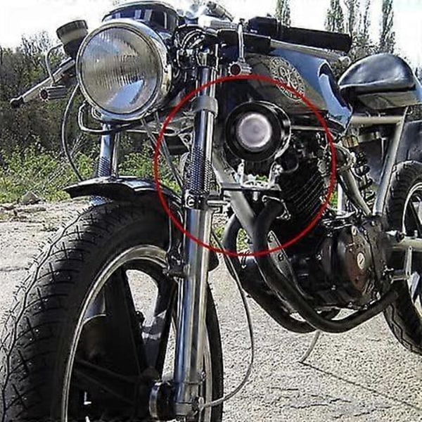 2-pack Motorcykel Gaffelrörsklämmor Horisontell/Vertikal Installation LED Ljusramp Fäste 22mm-36mm