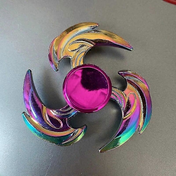 Ny 28 Stil Färgglad Metall Fidget Spinner Dekompression Legering Regnbåge Hand Spinner Edc Vuxen Finger Stress Relief Leksak Grossist_Italiensk Design 31