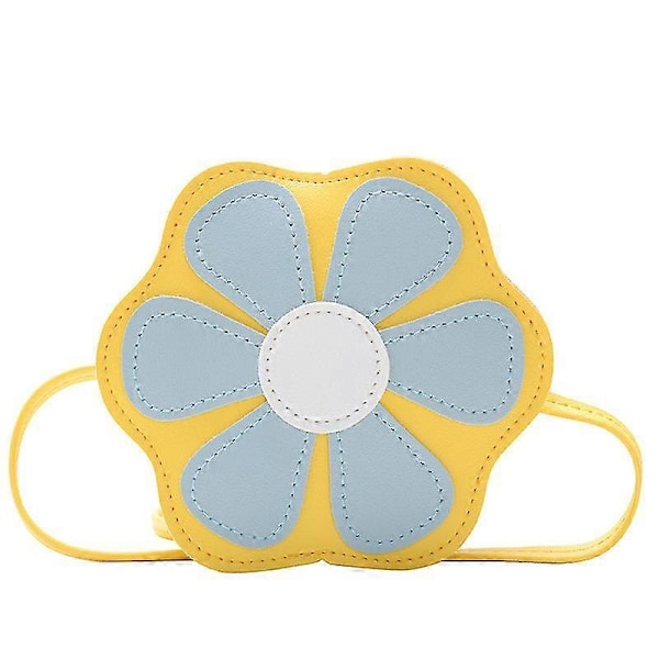 Liten Prinsessväska för Flickor, Babyväska för Flickor, Söt Barn Crossbody Väska - Gul