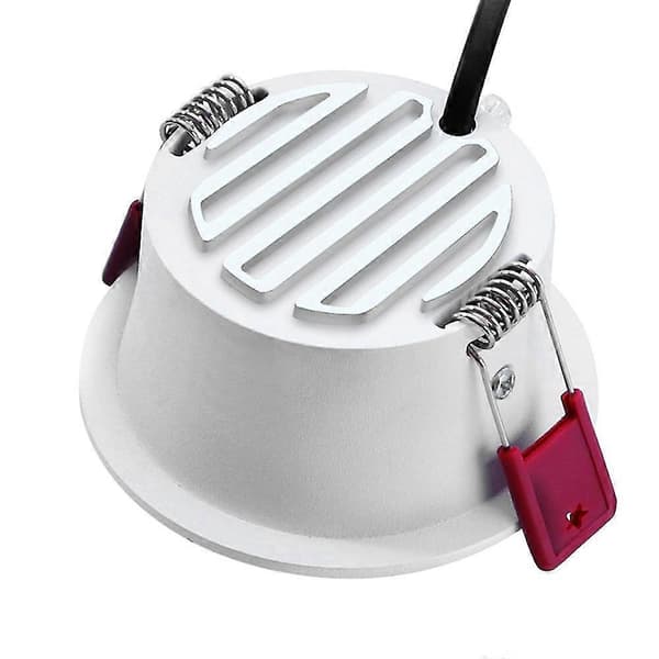 Djup Dold Antireflex Dimbar LED Downlight Varmt Ljus 3000k