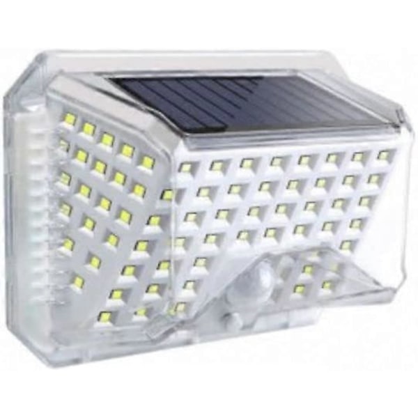 IP65 LED Solarlampa Vägglampa med Rörelsesensor - Kallvit 6000K (143x53x101mm)