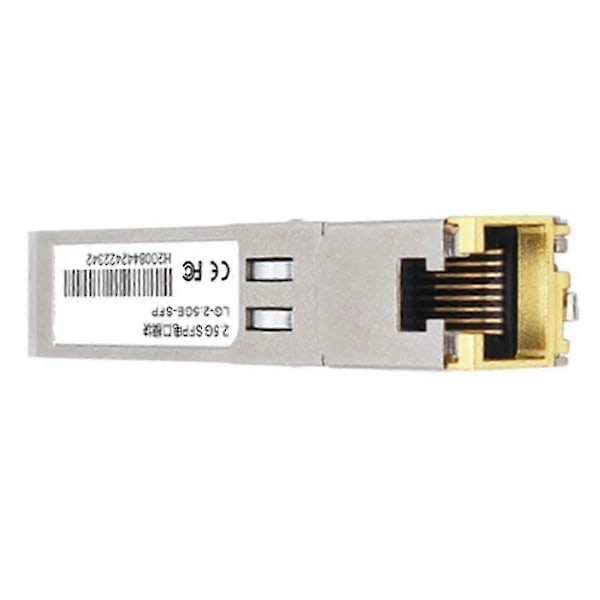 2.5G SFP Modul 2500M Optisk Port Omvandlas till RJ45 Ethernet Port Gigabit 1000M Transceiver Modul 100 Meter Överföring