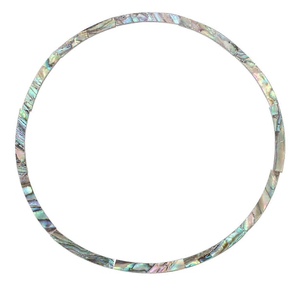 12 st Gitarr Ljudhålsrosett Paua Abalone Skal Inlägg Böjda Remsor Gitarr Ljudhål Inlägg 4mm W