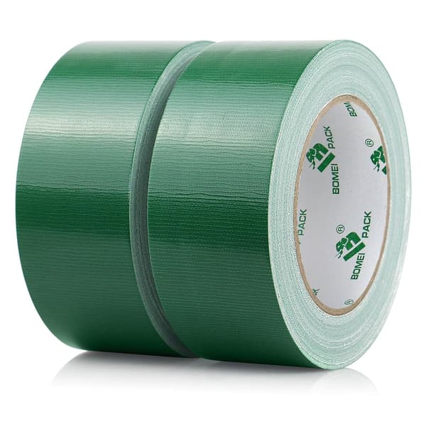 Grön Vattentät Vävtejp 50 mm x 30 m - 2 Rullar Grede Vävtejp Textiltejp - Extra Stark Vävtejp - Vattentät Tejp