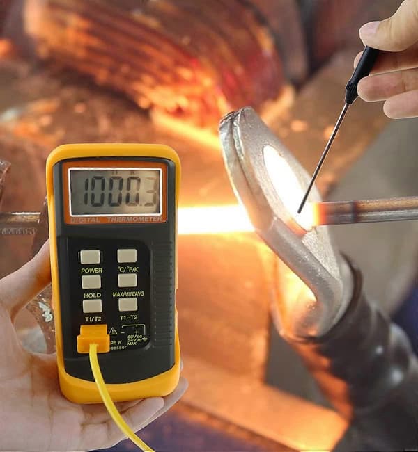 Digital K-Typ Termoelement Termometer (-50~1300C) (Trådbunden och Rostfri)