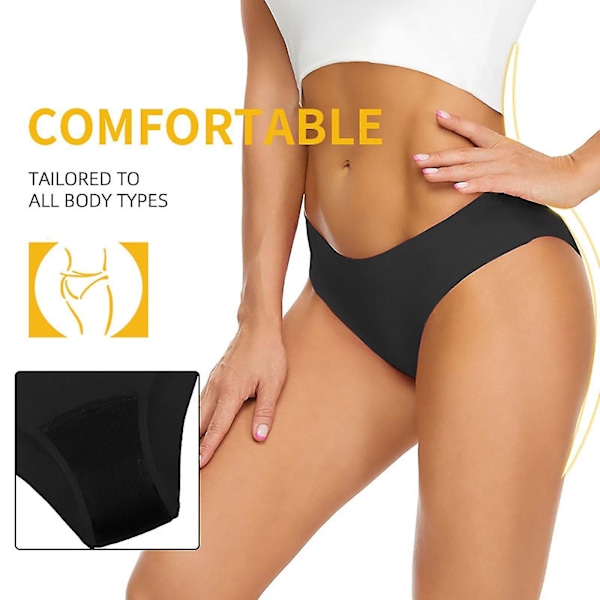 Mensbadkläder Kvinnor 4 Lager Period Badkläder Läckagesäkra Strand Mensbikini Mensrosor Tonåring Absorberande Badbyxor-rx