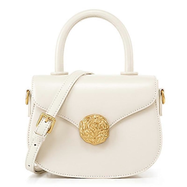 9659 Dam Axelväska Äkta Läder Reseförvaringsväska Crossbody Väska Flickors Ryggsäck