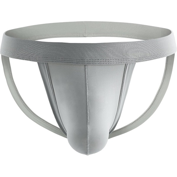2025 Senaste Modell Herr Atletisk Support Performance Jockstrap Underkläder 1-pack Grå X-Large