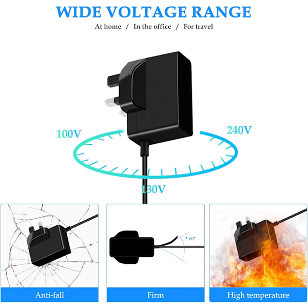 Jumper Laptop Laddare 12V 2A Adapter för Olika Modeller