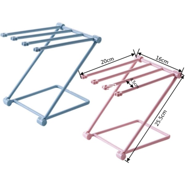 Diskhållare för köksbänken, hopfällbar, för kökshanddukar