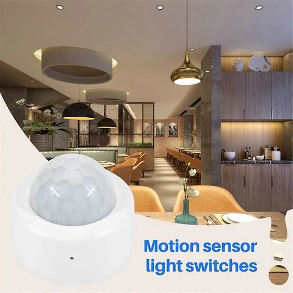 Tuya Zigbee PIR Rörelsesensor Människokroppsrörelsesensor Smart Life-kontroll Fungerar med Alexa Home