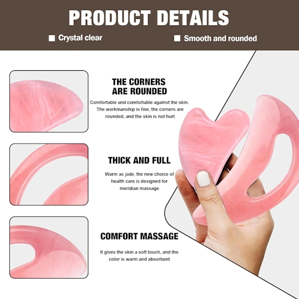 2025 Senaste Modell Stor Gua Sha Massageverktyg, Kroppsskulpteringsverktyg, Gua Sha Ansiktsverktygsset, Massageskrapa, Gua Sha Kam,