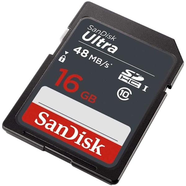 2025 Senaste Modell 5-pack Ultra 16GB SD SDHC Minneskort UHS-I Klass 10 Läshastighet upp till 48MB/s 320X SDSDUNB-016G-GN3IN Grossist