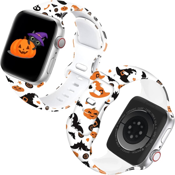 Christmas Halloween Watch Band Kompatibel med Apple Watch 38mm 40mm