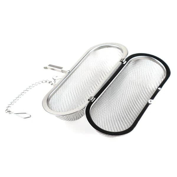 Teinfuser i rustfrit stål, krydderisi til løse urter, tekande, tesil