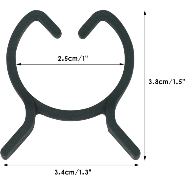 Plantklämmor Trädgårdsklämma - 100 st Vinefixeringsklämmor för växtstöd (stora)