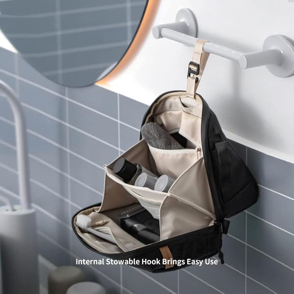 Vaskepose Toalettmappe Mini Tech Tilbehørsveske Elektronikk Organizer Bag, Grønn