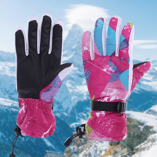 Vantar Handskar För Snö Vindtäta Sport Vinterhandskar Utomhusskidhandskar Handskar Vantar Combo med Ficka